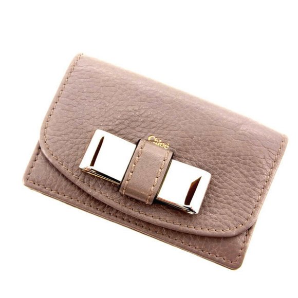 Chloe Key holder Key case Purple Woman Authentic Used Y416